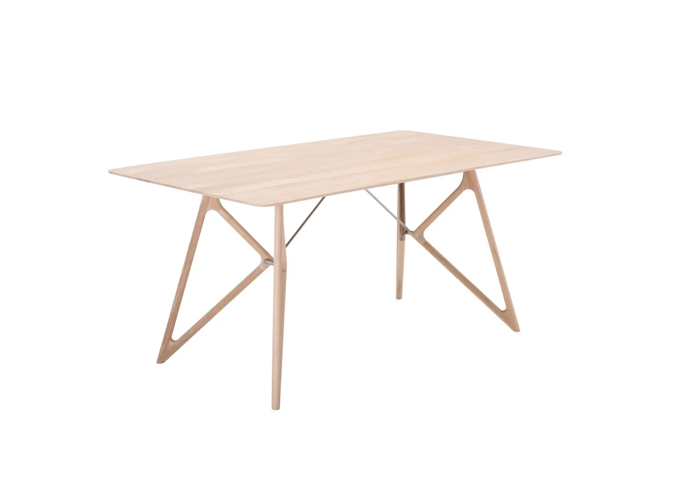Gazzda Tink Dining Table White Oiled Oak 160cm 1