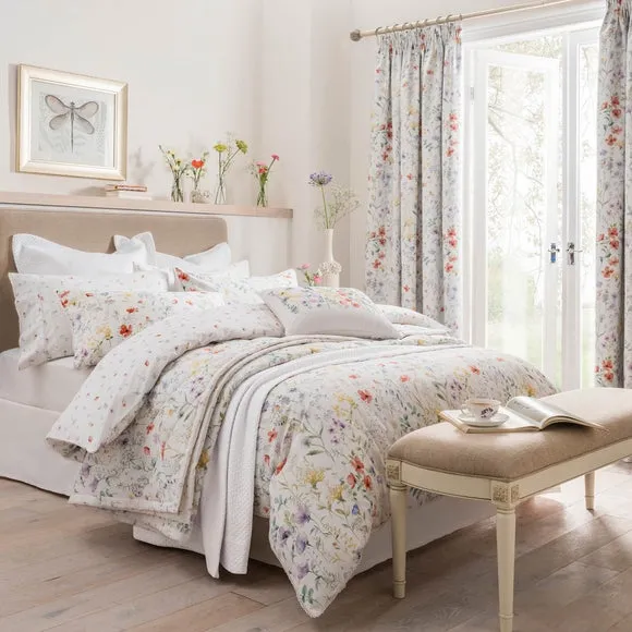 Dorma Wildflower 300 Thread Count 100% Cotton Duvet Cover 1
