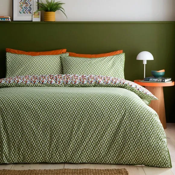 Appletree Star Geo 100% Cotton Duvet Cover & Pillowcase Set 2