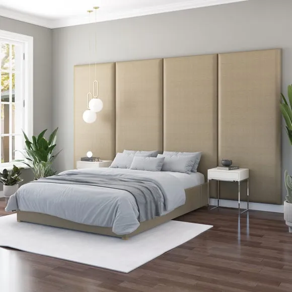 Hanging Wall Panel Dual Mount Eire Linen Headboard 6