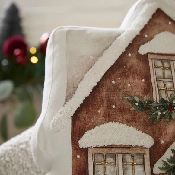 Beaded Traditional House Cushion 2