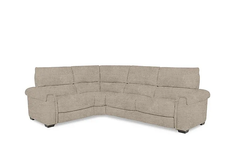 Nixon Fabric Left Hand Facing Corner Sofa - R120 Light Khaki
