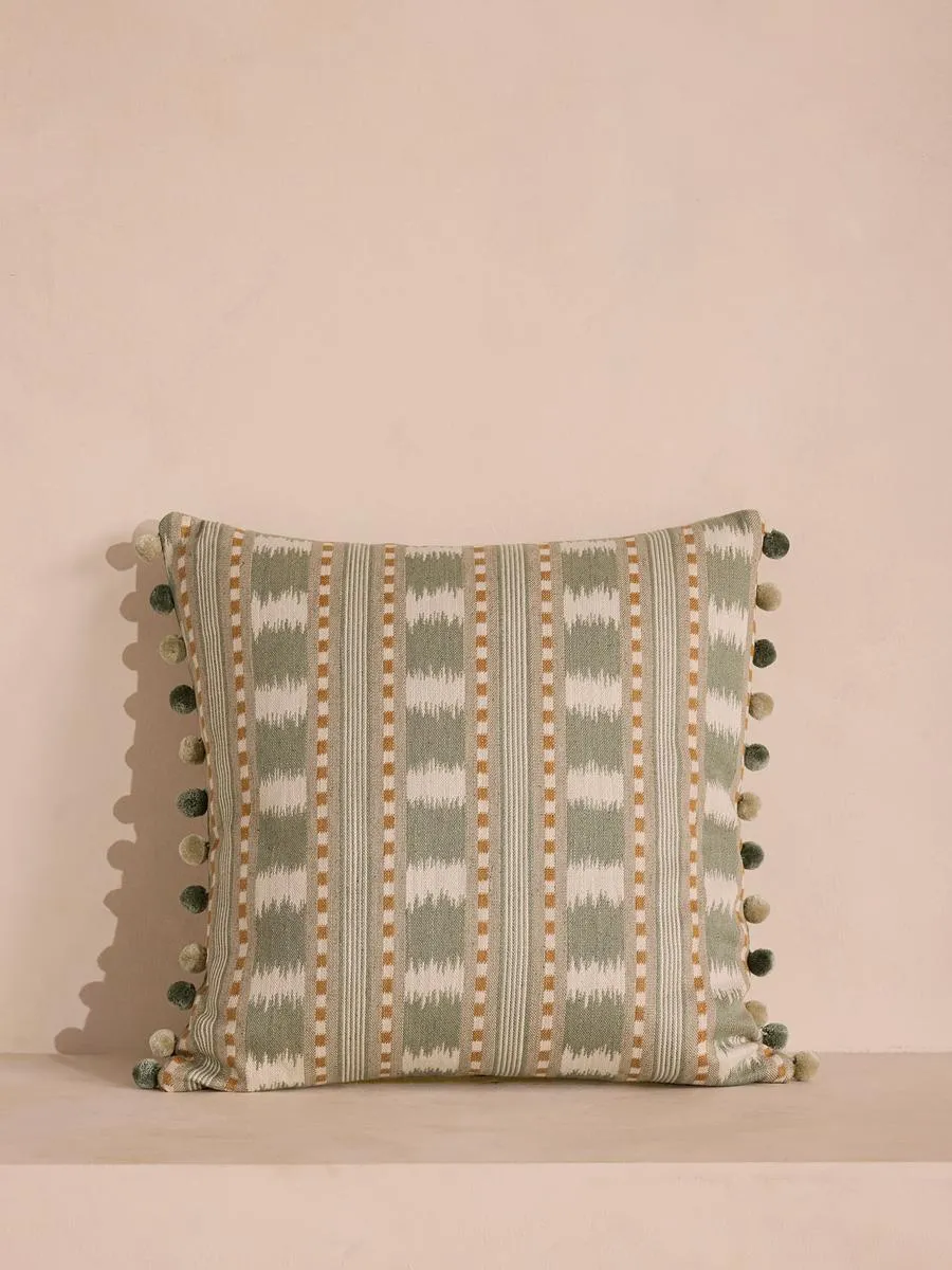 Lando Square Cushion, Sage