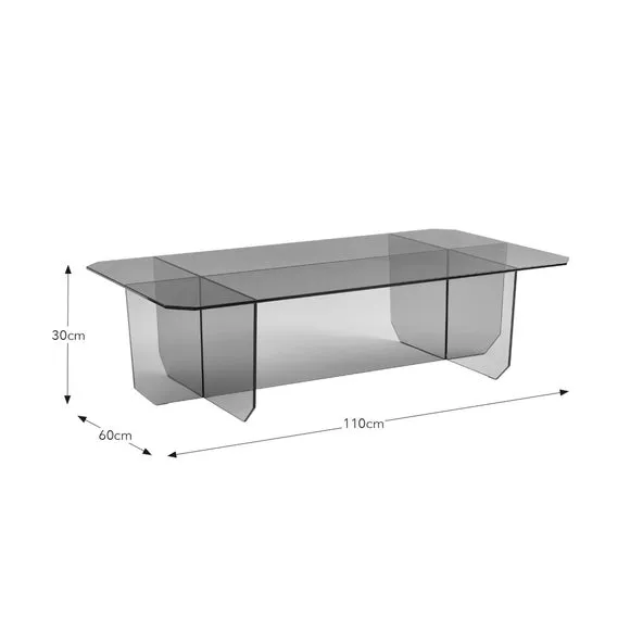 Elements Bowden Glass Coffee Table 6