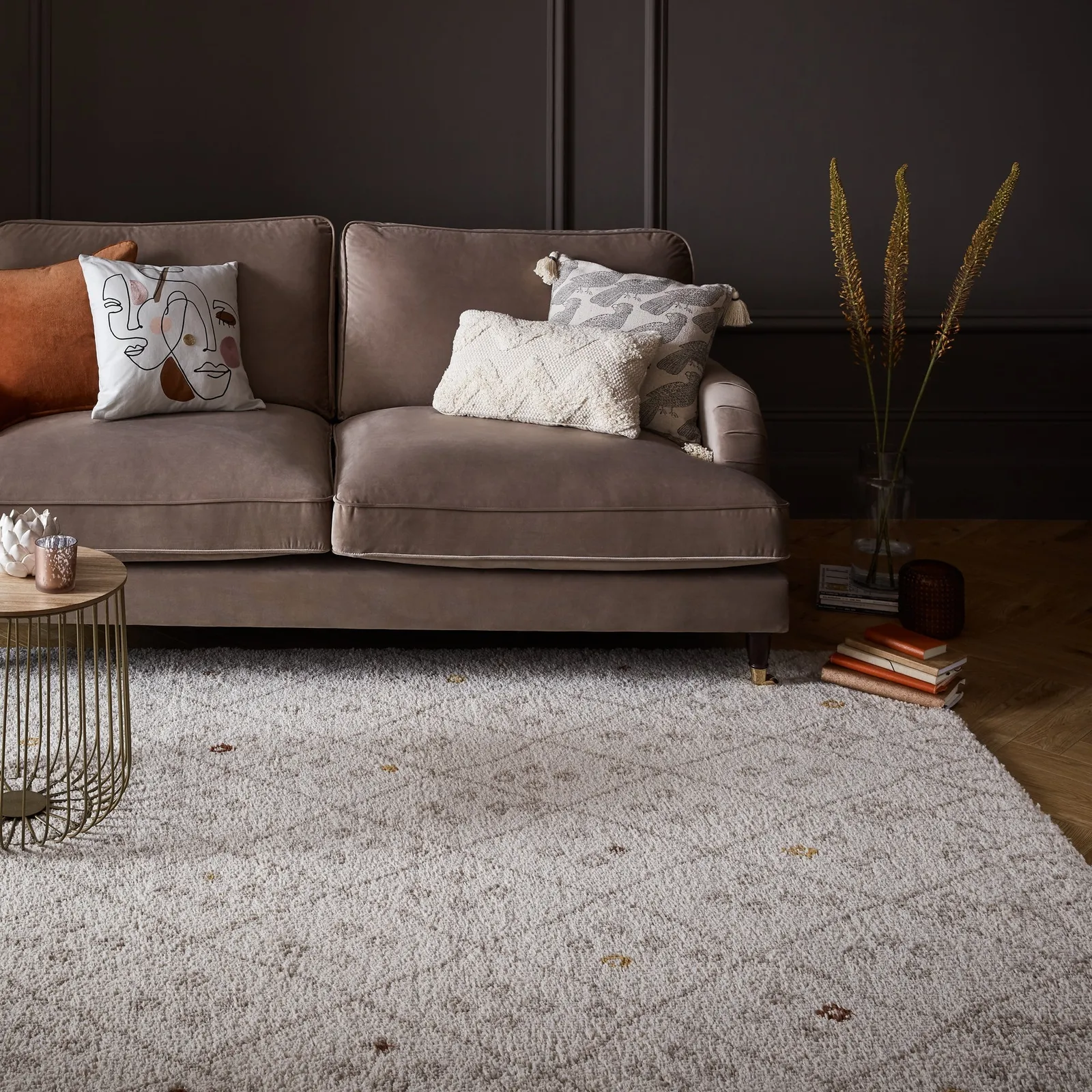 Mona Morrocan Berber Rug Brown