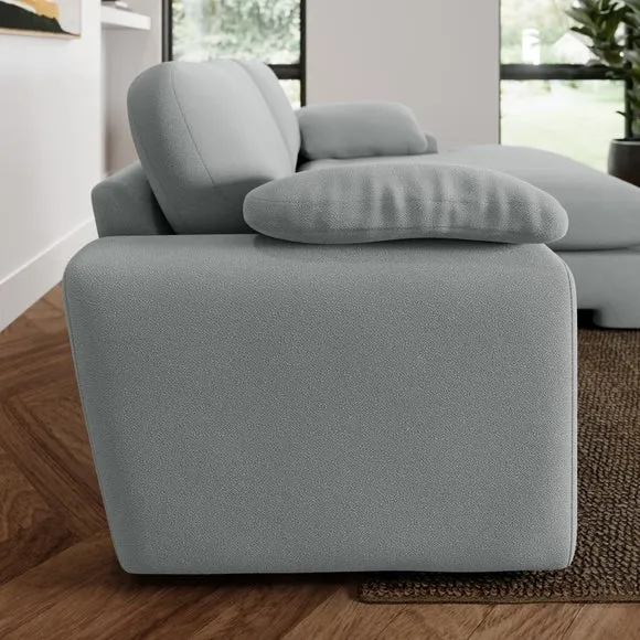 Magnus Cosy Weave Corner Chaise Sofa 2