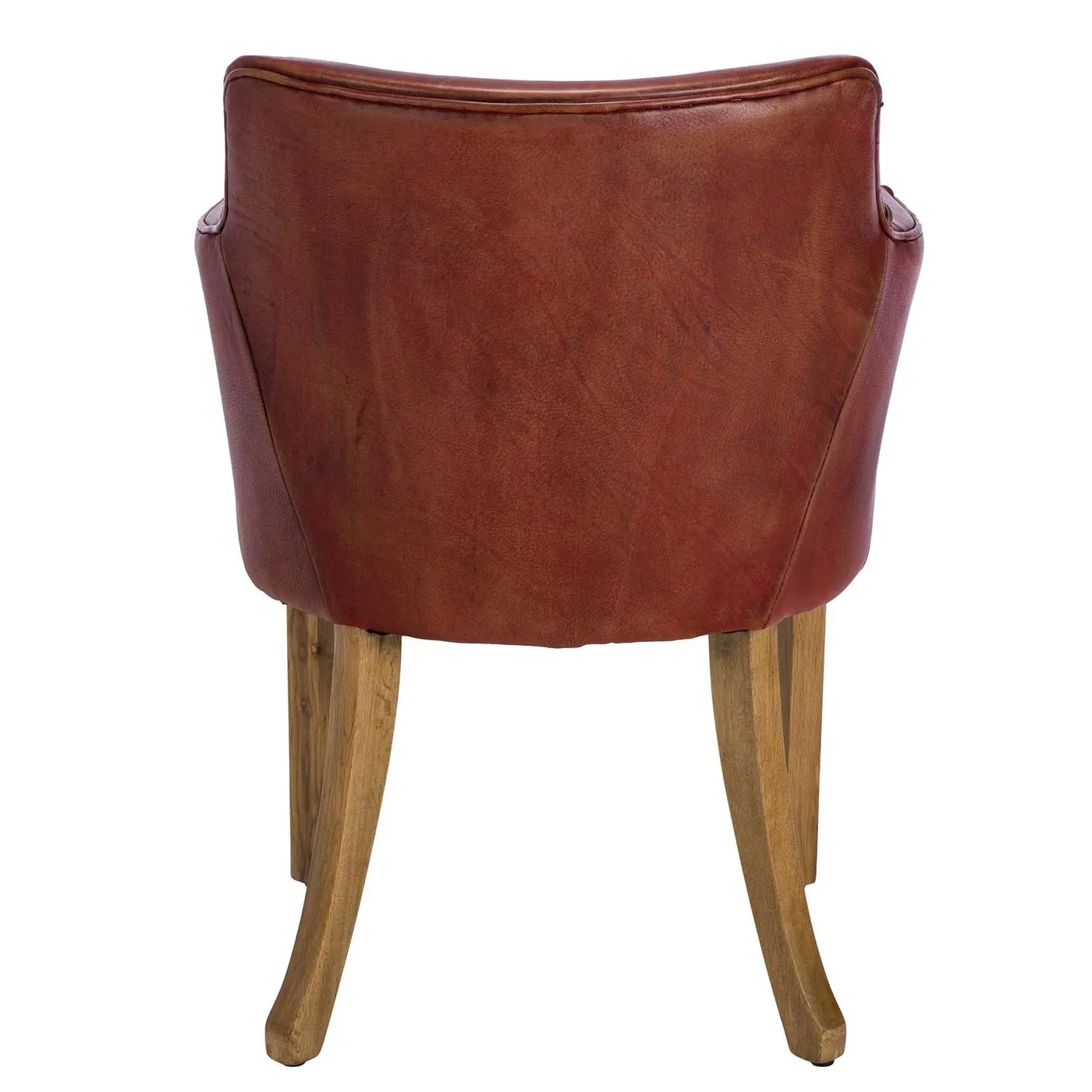Timothy Oulton Lannister Dining Chair, Brown Leather | Barker & Stonehouse 6