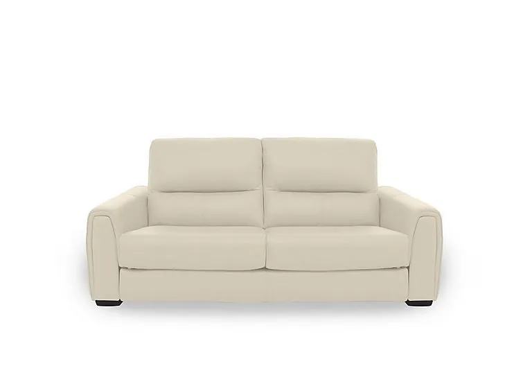 Flex Leather 2 Seater Sofa - BV Bisque