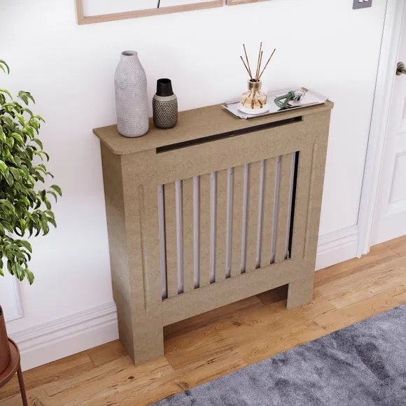 Return - Vida Designs Chelsea Radiator Cover Unfinished, Small 3