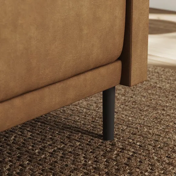 Mae Corner Dining Bench, Faux Leather 4