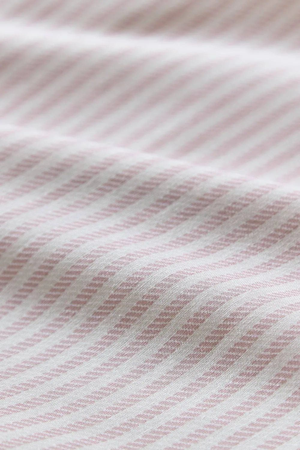 Helena Springfield 'Twill Stripe' Duvet Cover Set in Pink 4