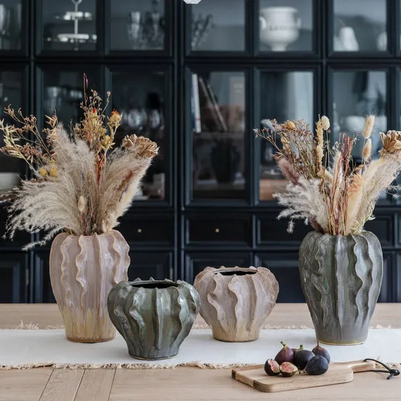 Scarlet Coral Reef Ceramic Vase 4