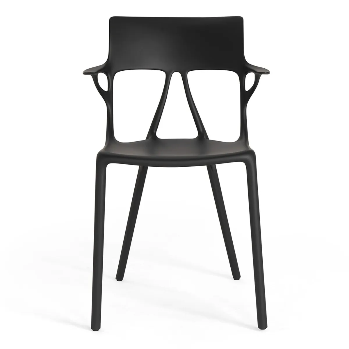 Kartell Ai Dining Chair, Black Plastic | Barker & Stonehouse 4