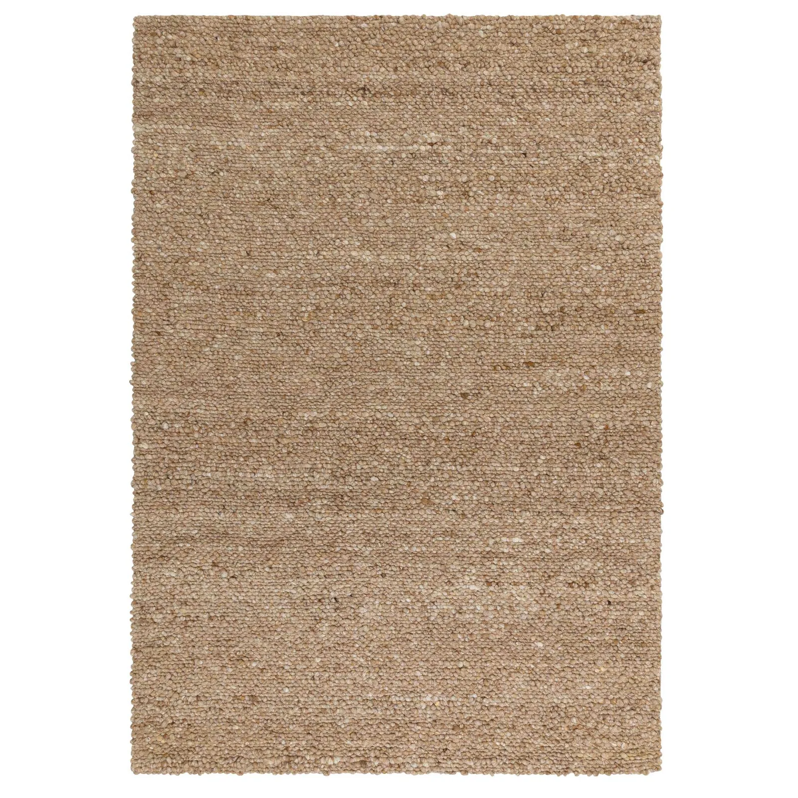 Eder Honey 120X170Cm Rug, Square, Neutral Wool | Barker & Stonehouse