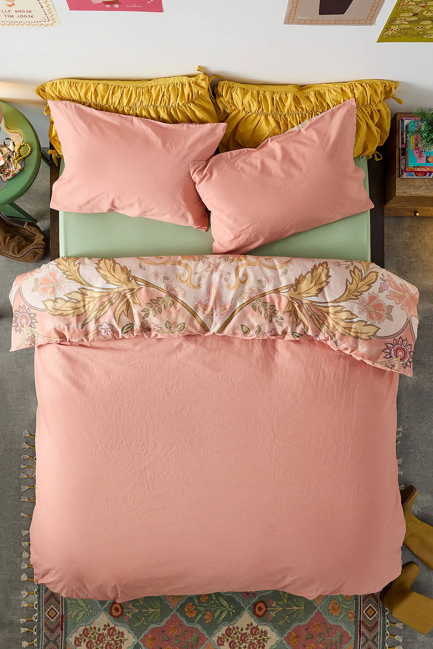 Pink Saffron Duvet Set - Pink 3