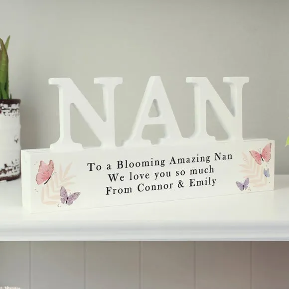 Personalised Butterfly Nan Ornament 2