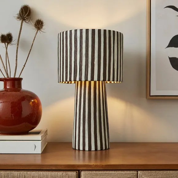 Suzie Striped Table Lamp 1