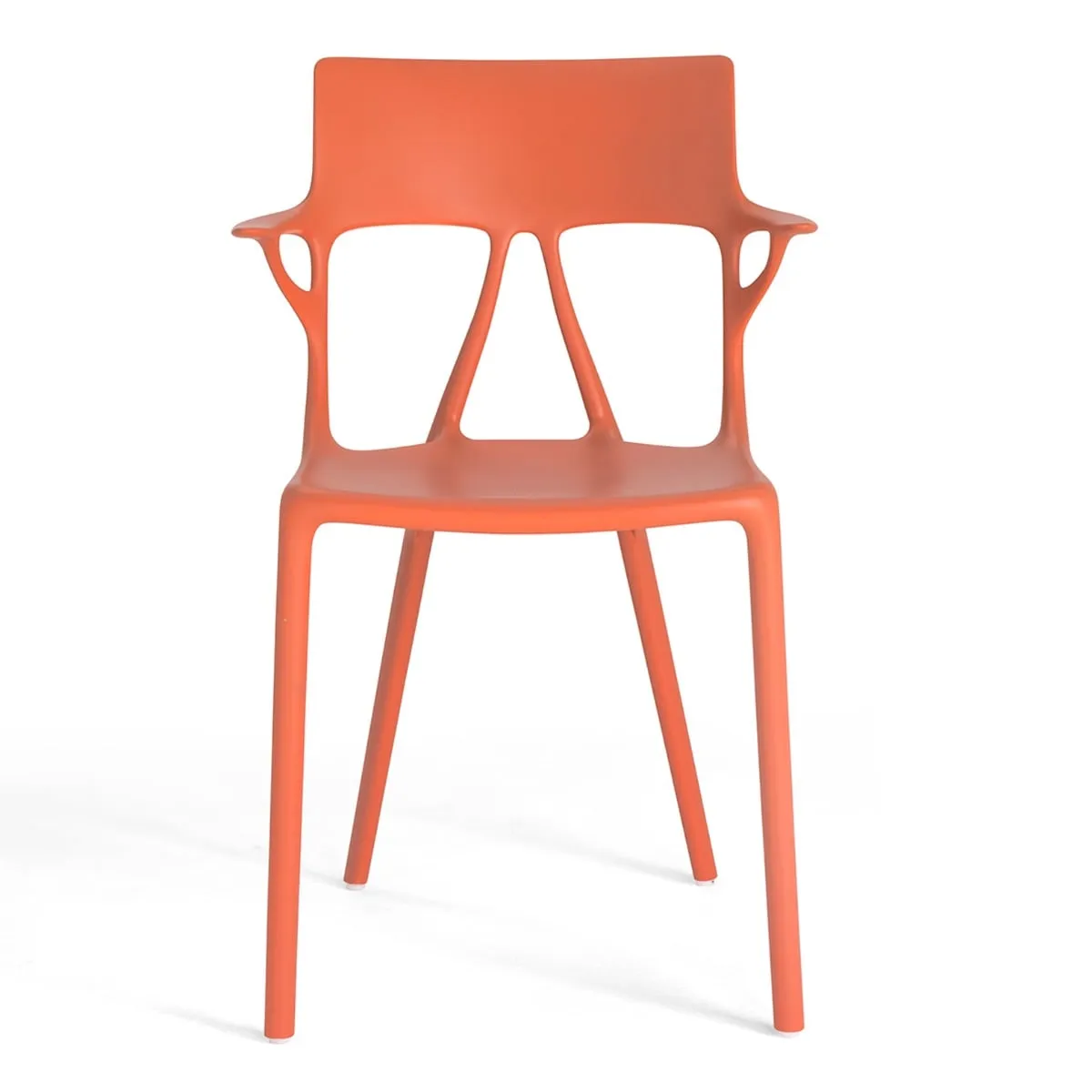 Kartell Ai Dining Chair, Orange Plastic | Barker & Stonehouse 4