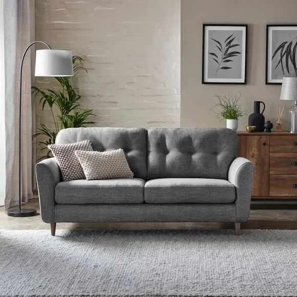 Sven Tonal Weave 3 Seater Sofa 1