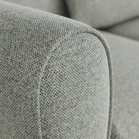 Blake Basket Weave Texture Corner Chaise Sofa 5