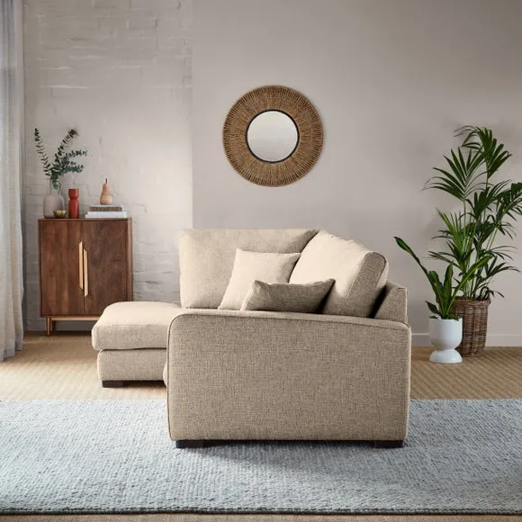 Carson Deep Sit Chunky Multi Weave Corner Sofa 5