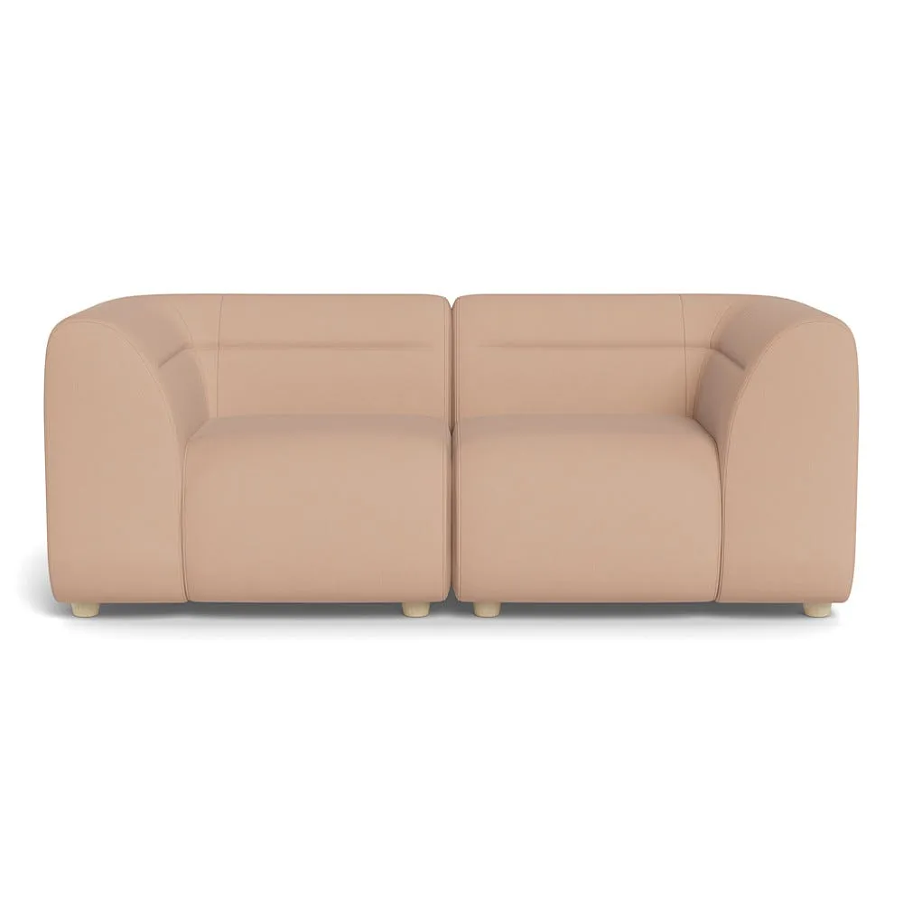Heal's Lilli 2 Seater Sofa Capelo Linen-Cotton Rosedale Natural Feet
