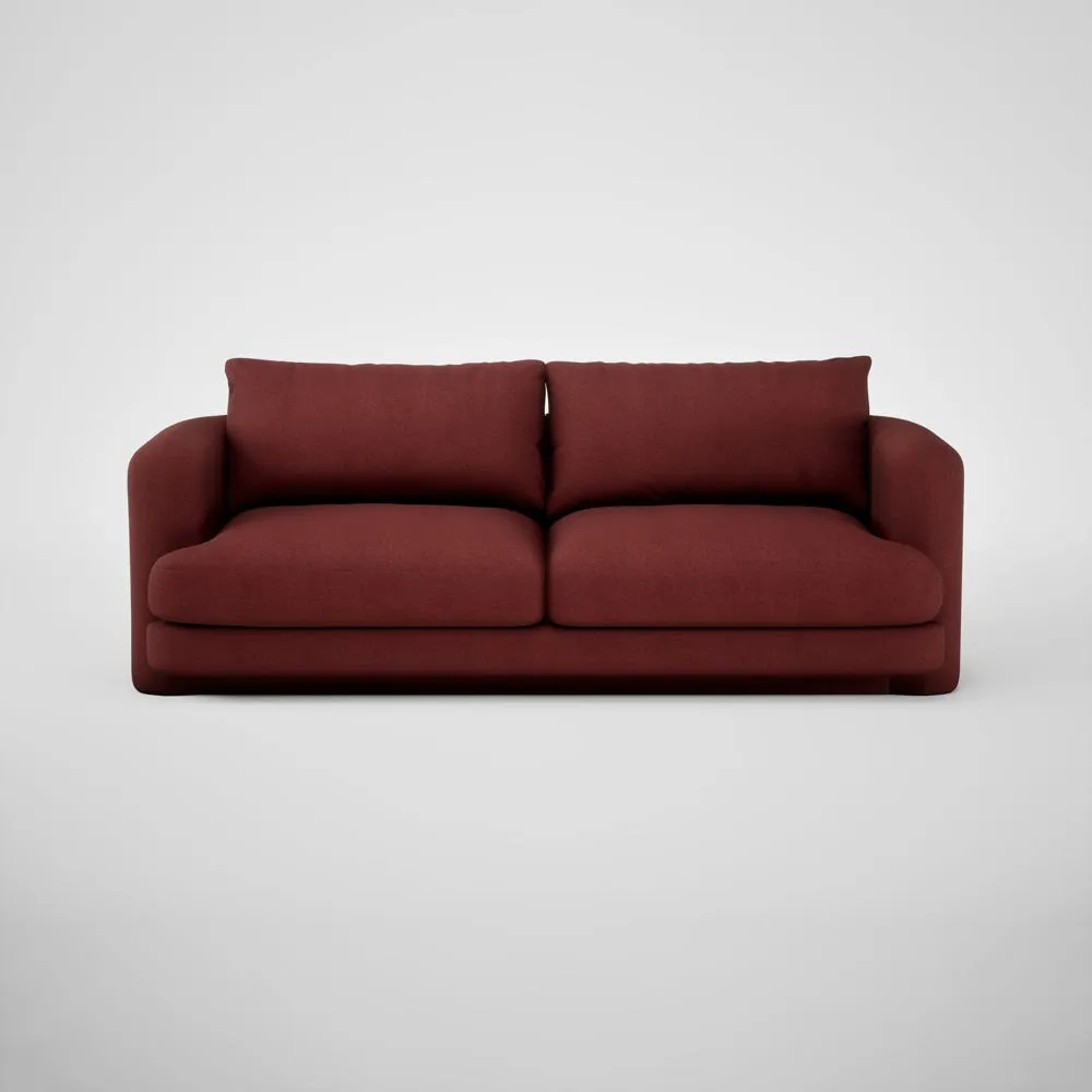 Heal's Rafi 3 Seater Sofa Capelo Linen Etruscan Red 1