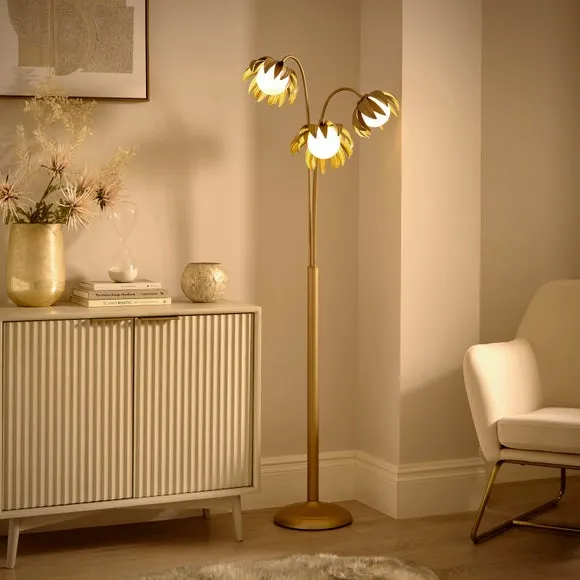 Alder Art Deco 3 Light Floor Lamp 2