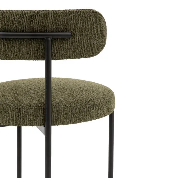Set of 2 Mesa Dining Chairs, Fabric 4