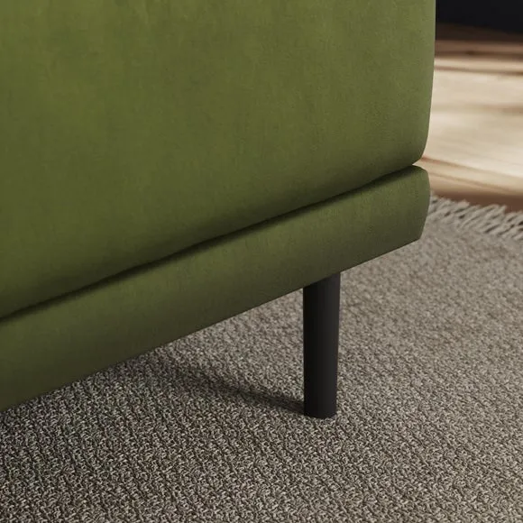 Mae Long Dining Bench, Matte Plush Velvet 4