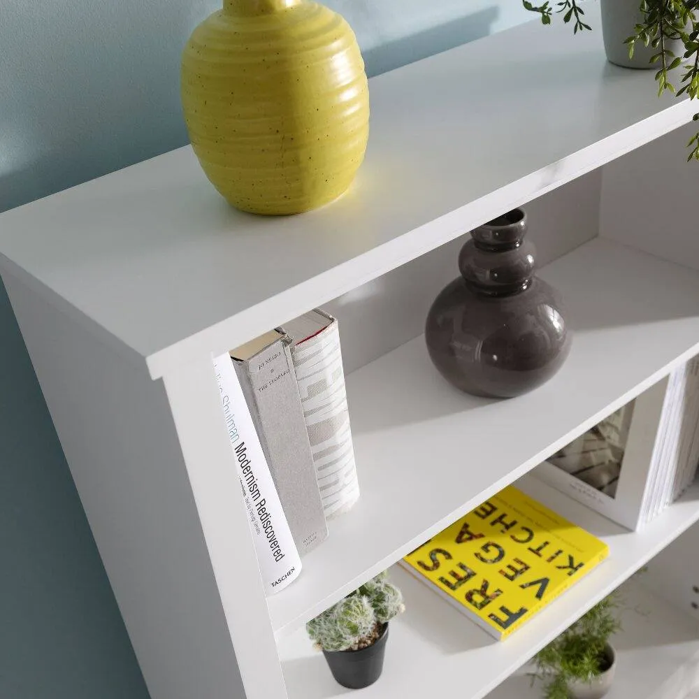 Nöa and Nani Hemming 5 Tier Tall Bookcase in White 4