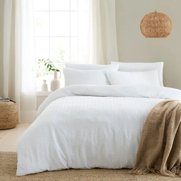 Finn Seersucker Duvet Cover & Pillowcase Set 5