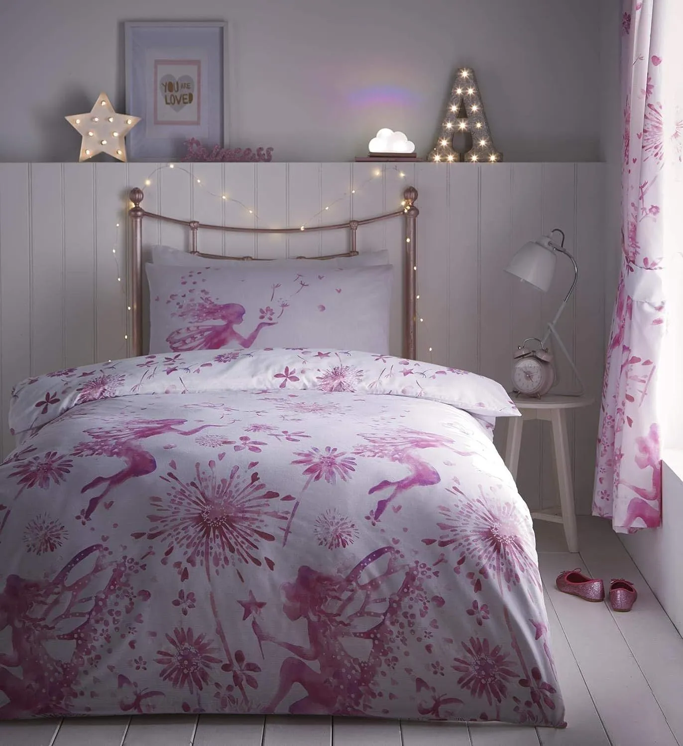 Portfolio Home Fairy Princess Girls Throwover in Pink 3