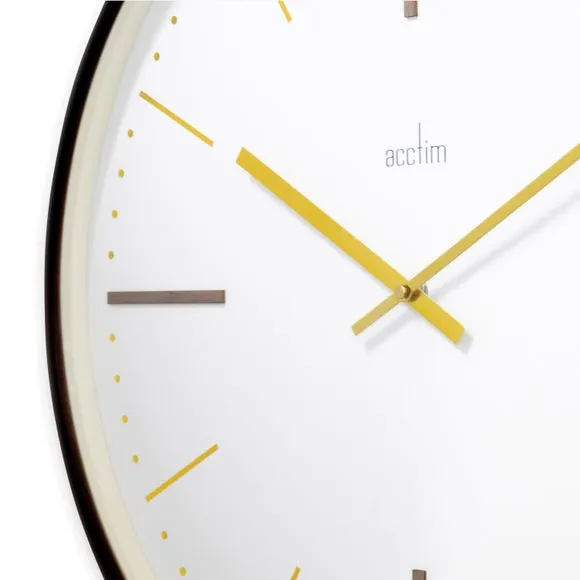 Acctim Knoll Dark Wood Wall Clock 4