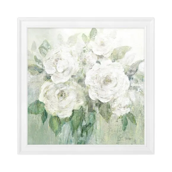 Artko Muted White Blooms by Carol Robinson Framed Print 3