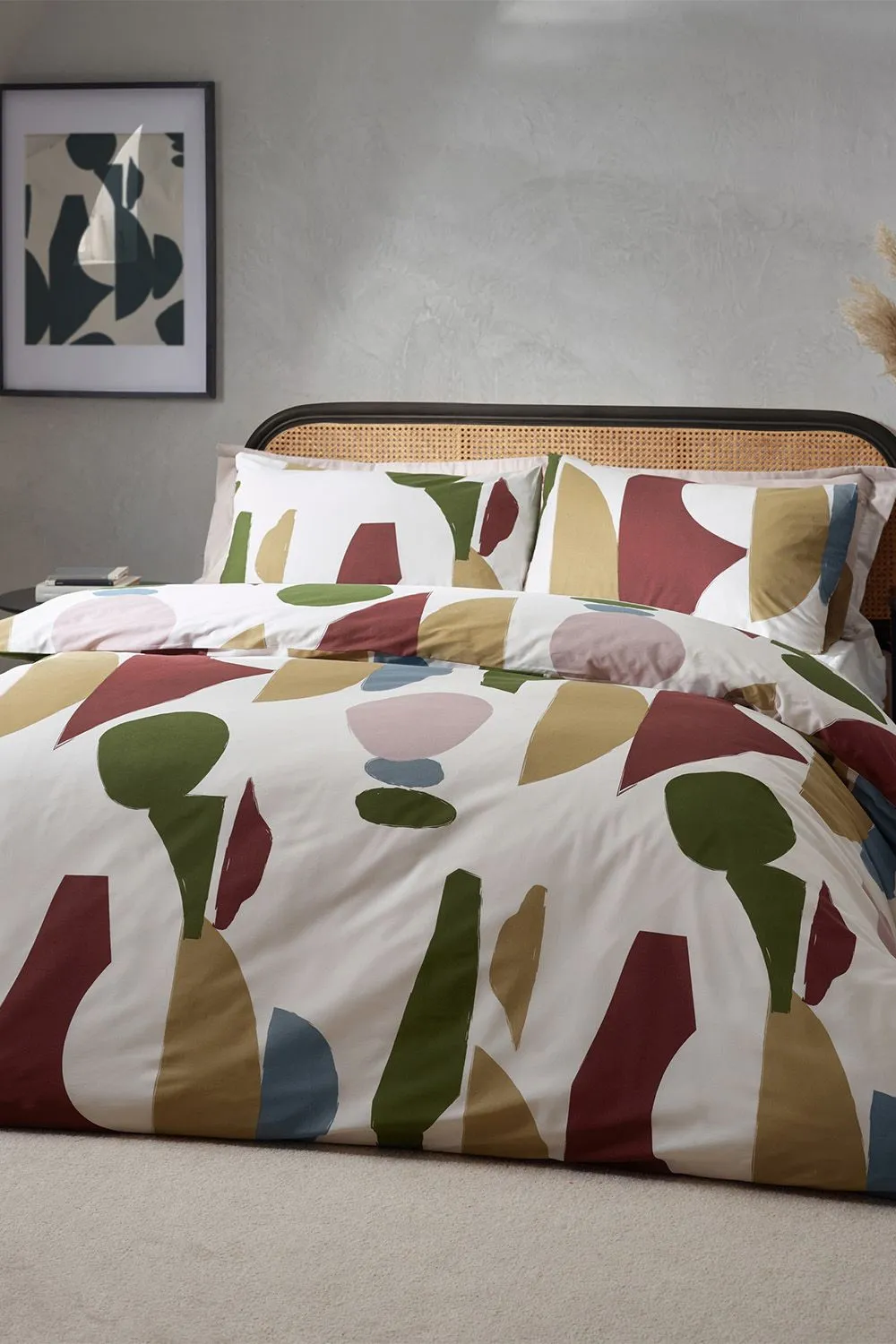 HOEM Meta Abstract Geometric Cotton Rich Duvet Cover Set