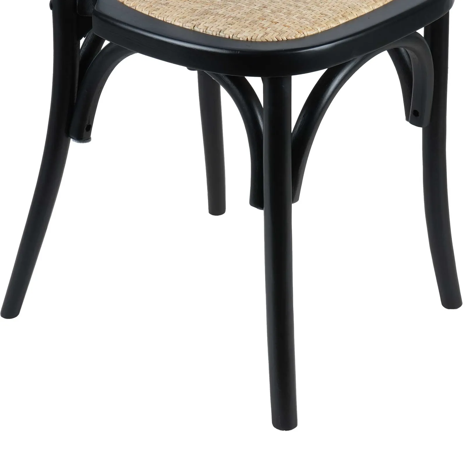 Bourges Dining Chair 43X54X90Cm, Black Rattan | Barker & Stonehouse 6