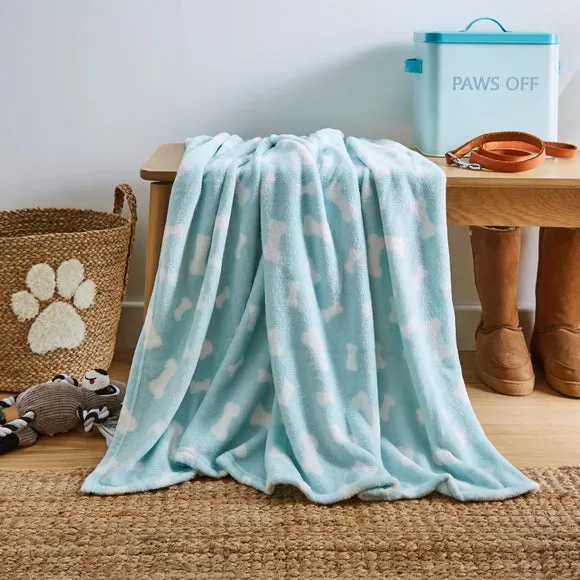 Bone Print Throw Blanket 130cm x 170cm 1
