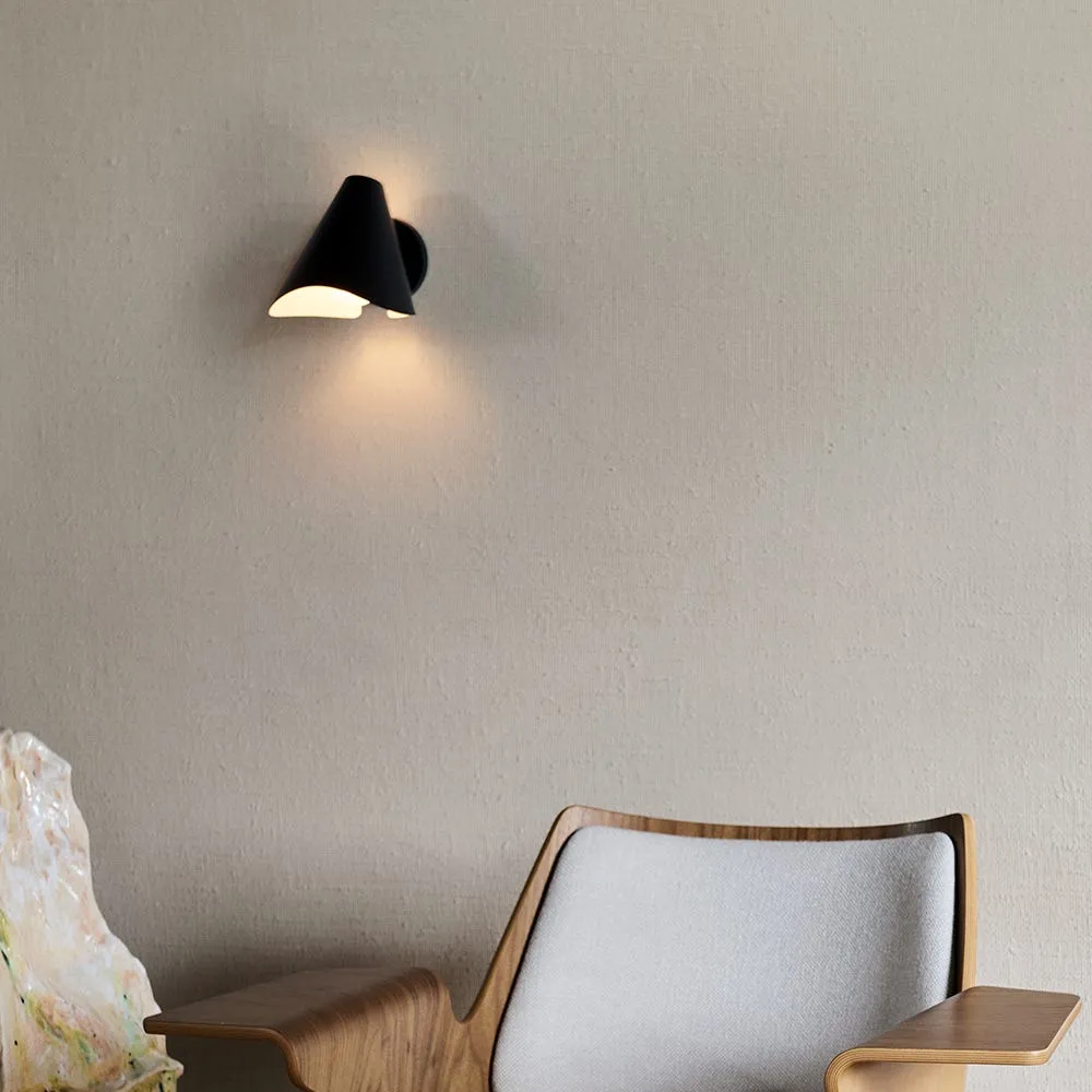 &Tradition Bonnet Wall Light Black 4