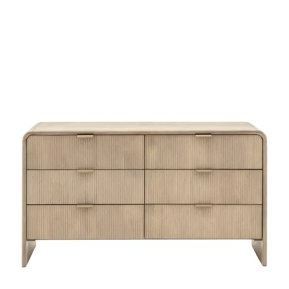 Cedar & Sage Ontario Mango Wood 6 Drawer Chest 4