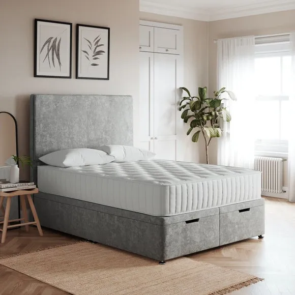 Luxury End Ottoman Bed Frame, Chenille 1