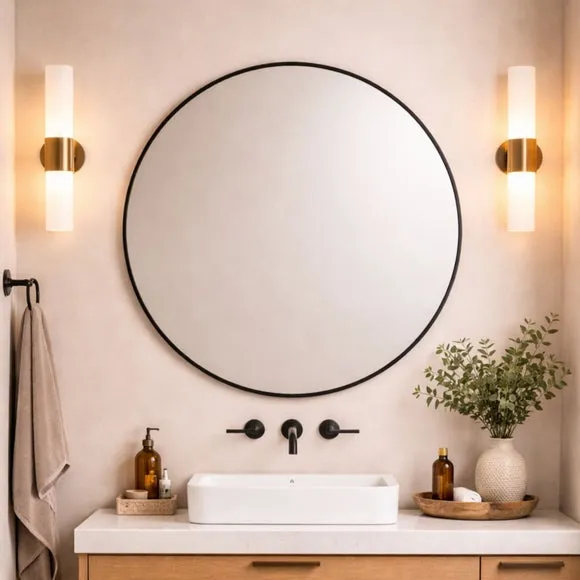 Fenestra Round Wall Mirror 2