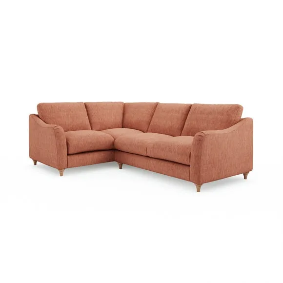 Hattie Slub Faux Linen Corner Sofa 6