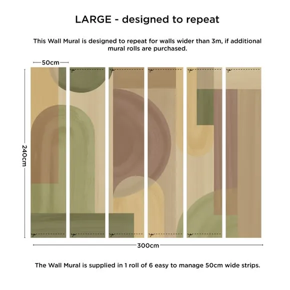 Abstract Geo Mural 4