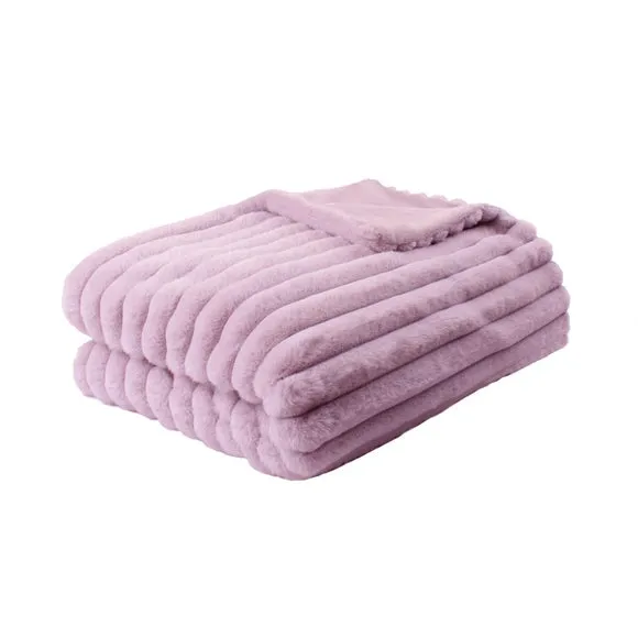 Appletree Morritz Faux Fur Throw Blanket 130cm x 180cm 3