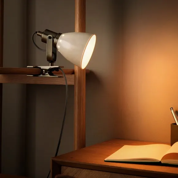 Miley Industrial Plug In Adjustable Clip On Desk Light 2