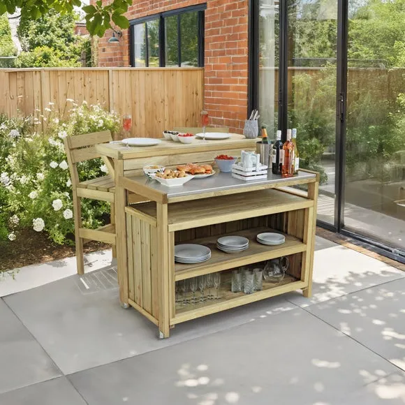 Terraza Outdoor Kitchen Island Set 2