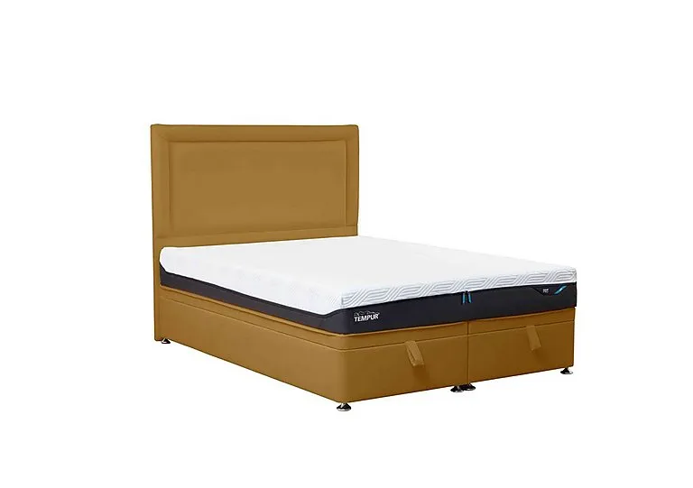 Buckingham Platform Ottoman Divan Base - Super King - Mustard