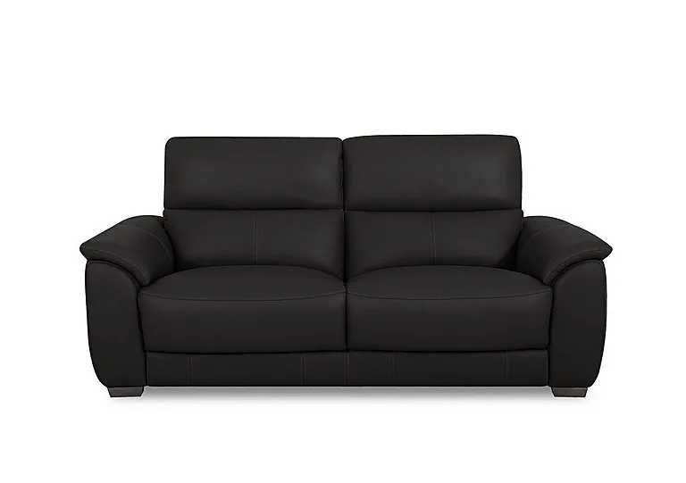 Saffron Large Leather 3 Seater Sofa
