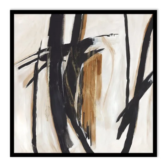 Black Expression Framed Print 2